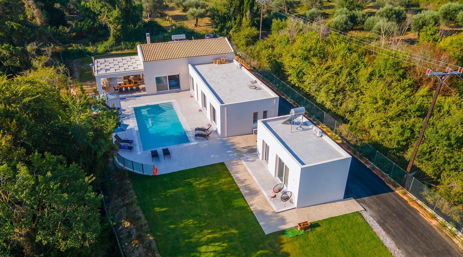 Villa Ami, Roda, Corfu: 10 Guests, Heated Pool, Private Mini Golf, Pool Table & More!! Exterior foto
